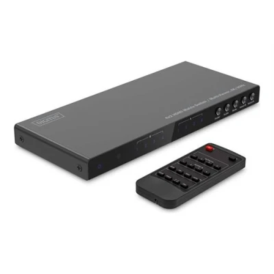 Image de DIGITUS Commutateur vidéo/audio afficheur multi vues, 4K/30Hz 4 x 2 de bureau