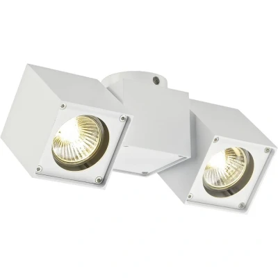 Afbeelding van SLV Altra Dice 151531 Plafondspot Halogeen GU10 100 W Wit