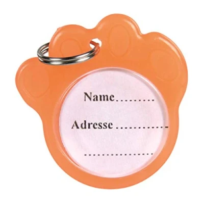 Afbeelding van Trixie Adreshouder voor honden, fosforescerend, oranje, diameter 3,5 cm
