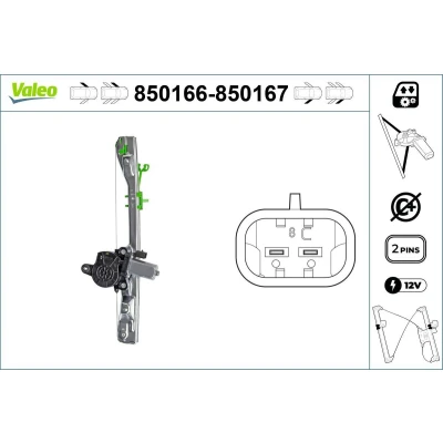 Afbeelding van Valeo Raammechanisme 850166