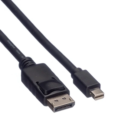 Afbeelding van ROLINE GREEN DisplayPort kabel, DP Male Mini Male, TPE, zwart, 3 m