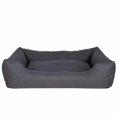 Afbeelding van District70 Hondenmand Box Bed Charcoal Grey