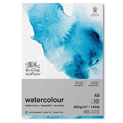 Afbeelding van Winsor &amp; Newton Aquarelblok A5 Gelijmd