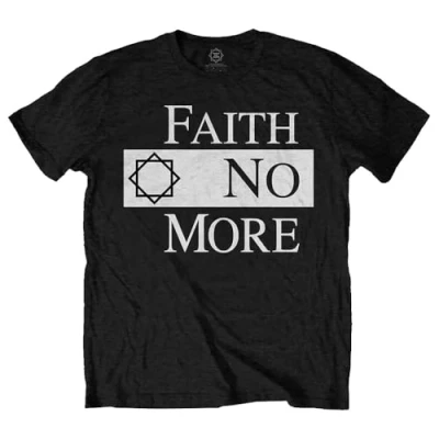 Afbeelding van Faith No More Classic Logo V.2. Heren T shirt M Zwart