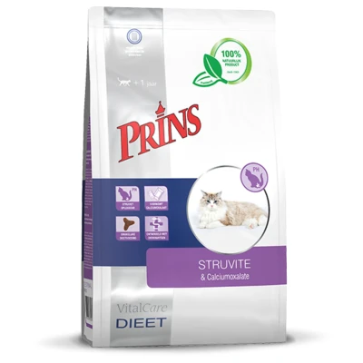 Afbeelding van Prins Vitalcare Struviet Calciumoxalate Kattenvoer 1.5 kg