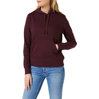 Image de Amazon Essentials Sweat à capuche en polaire (disponible grande taille) Women&#039;s, Bordeaux, M