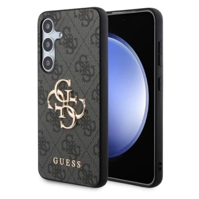 Afbeelding van Guess 4G Metal Logo Back Case Samsung Galaxy S24 (S921) Grijs