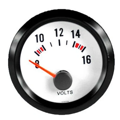 Afbeelding van E Support 2&quot; 52mm Universele Spanningsmeter voor Auto Volt Batterij Gauge Naald Blauw LED Licht Indicator Instrument