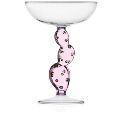Afbeelding van Ichendorf Milano Cactus Champagneglas 30 Cl Roze