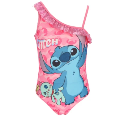Afbeelding van Lilo &amp; Stitch Badpak Scrump Roze Maat 3/4 Jaar