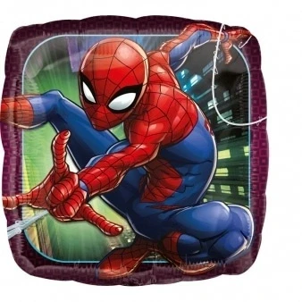 Image de Ballon Helium Spiderman Square par unité