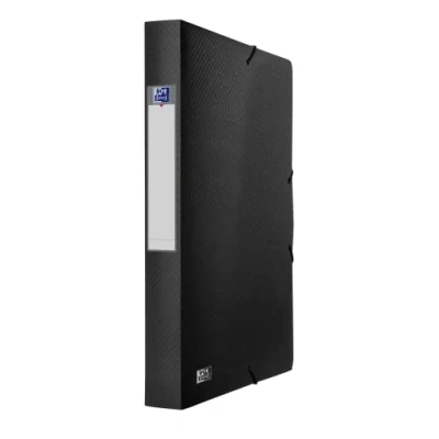 Afbeelding van Oxford Urban elastobox uit PP, formaat 24 x 32 cm, rug van 4 zwart