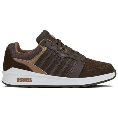 Afbeelding van K SWISS Rival Sneakers laag, Heren, Maat: 41, Chocolate brown toasted coconut Textiel