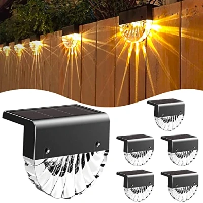 Afbeelding van Waterdichte zonnelampen voor buitendecoratie, 2 led modi, warm wit/kleurveranderende verlichting, verlicht je tuin in stijl, 6 stuks