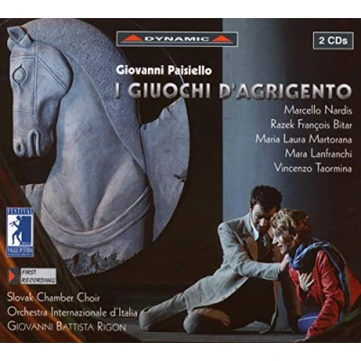 Afbeelding van Slovak Chamber Choir, Orchestra Internazionale d&#039;Italia, Giavanni Batista Rigon Paisiello: I Giuochi D&#039;Agrigento (2 CD)