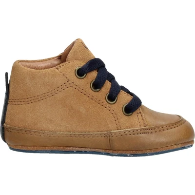 Afbeelding van KEQ Jongens babyschoentjes Baby schoentjes cognac Maat 23