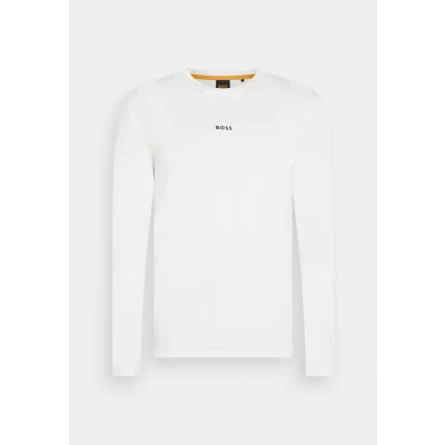 Afbeelding van BOSS Tchark Longsleeve white, Heren, Maat: Small, White