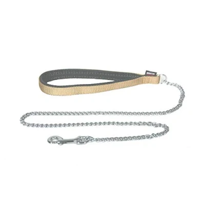 Afbeelding van Hondenriem ketting fijn beige