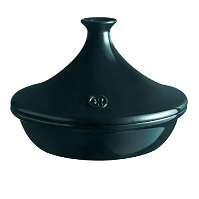 Afbeelding van Emile Henry Tajine Ø32 Cm Zwart