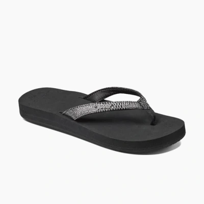 Afbeelding van Reef Dames Slipper Star Cushion sassy Zwart 35