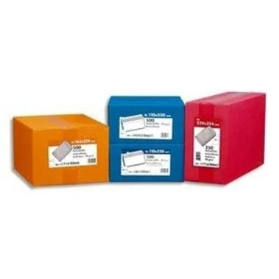 Image de boîte de 500 poch. 162x229 kraft 90g autocollant 1391