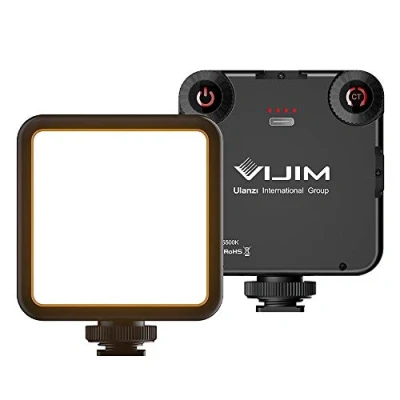 Afbeelding van VIJIM VL81 Multi Color LED lamp met instelbare kleurtemperatuur Compact Lichtgewicht 6.5W 850 Lumen Zwart