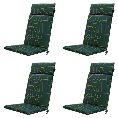 Afbeelding van Madison Kussen hoog 50x120 universeel Joah green 4 stuks