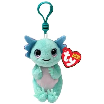 Image de Peluche Ty Beanie Bellies Clip Alex l&#039;Axolotl