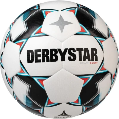Afbeelding van Derbystar Voetbal S Light DB wit blauw zwart 1027