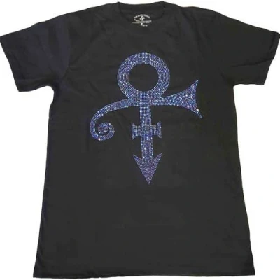Afbeelding van Prince Purple Symbol Heren T shirt L Zwart