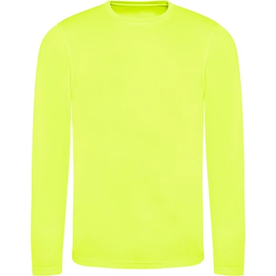 Afbeelding van Unisex T shirt met lange mouwen Cool &#039;Electric Yellow&#039; S