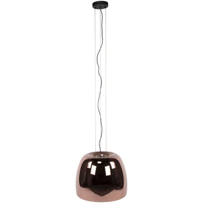 Afbeelding van Giga Meubel Hanglamp Koper Glas 48x48x150cm Drift