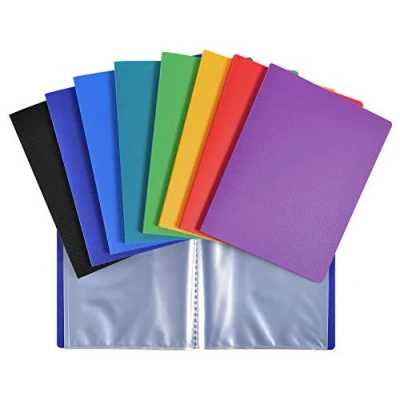 Afbeelding van Exacompta Ref. 88210E 1 documentenhoes, van polypropyleen, halfstevig, OPAK, 40 weergaven, 20 hoesjes, hoge transparantie, A5 of scholieren, willekeurige kleur