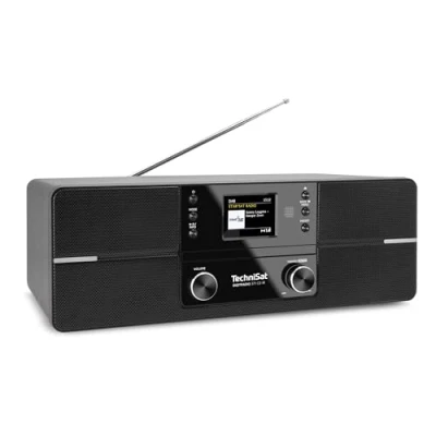 Afbeelding van TechniSat DIGITRADIO 371 CD IR internetradio (DAB+, FM, speler, WLAN, Bluetooth audiostreaming, kleurendisplay, USB, AUX, hoofdtelefoonaansluiting, wekker, 10 watt, afstandsbediening) zwart