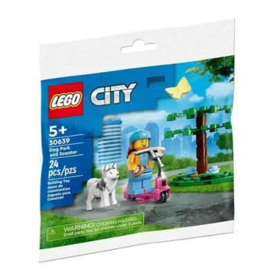 Afbeelding van LEGO 30639 City Hondenpark en Scooter polybag
