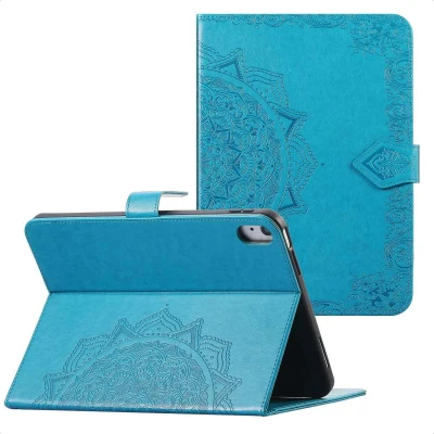Afbeelding van imoshion Mandala Bookcase voor de Apple iPad 11 (2025) inch / 10 (2022) 10.9 Turquoise