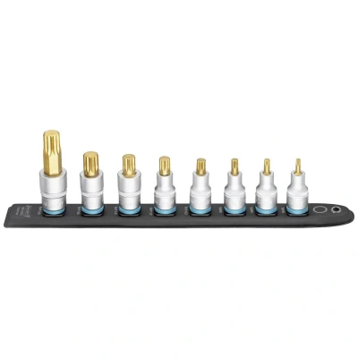 Afbeelding van Hazet 990 SR/8 Veeltand (XZN) Houderstrip 8 delig Vierkant, 1/2 (12.5 mm)