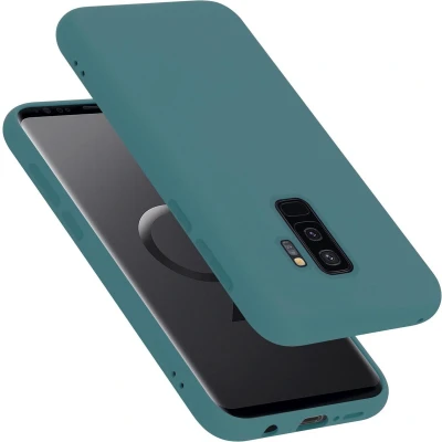 Afbeelding van Cadorabo Hoesje geschikt voor Samsung Galaxy S9 PLUS in LIQUID GROEN Beschermhoes gemaakt van flexibel TPU silicone Case Cover