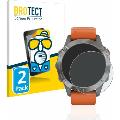 Afbeelding van BROTECT Screenprotector voor Garmin Fenix 6 / Pro Solar Folie Beschermfolie matte (2 Stuks)