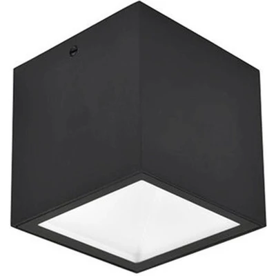 Afbeelding van Lutec 6389102012 GEMINI LED buitenlamp (plafond) 7.00 W Zwart (mat)