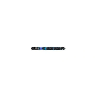 Image de Eaton ePDU G3 Switched Unité de distribution secteur (rack montable) CA 230 V monophasé Ethernet 10/100 RS 232 entrée : IEC 60320 C20 connecteurs sortie 8 (IEC C13) 1U 3 m cordon