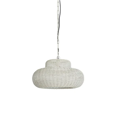 Afbeelding van Light &amp; Living Hanglamp PIEDRA Ø47x26cm Wit