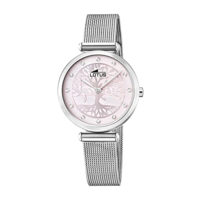 Afbeelding van Lotus Bliss Horloge, Dames, Maat: One Size, Pink