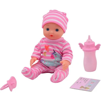 Afbeelding van Baby Rose Drinken Plasbabypop, 17cm