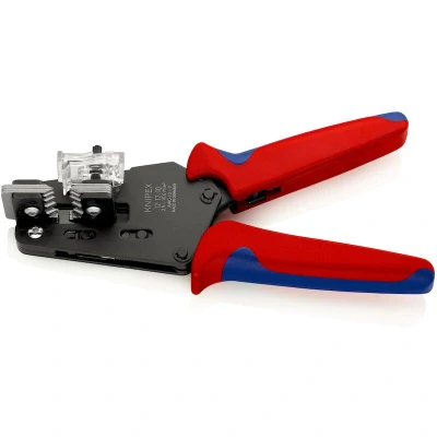 Image de KNIPEX 12 10 pince à dénuder de précision avec lames affûtées poignées multi composants brunies 195 mm
