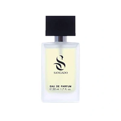 Afbeelding van SANGADO The Man in Black herengeur, langdurig, 8 tot 10 uur, luxe geur, oosterse kruiden, Franse essences, extra concentraat (eau de parfum), verleidelijk voor mannen, verstuiver