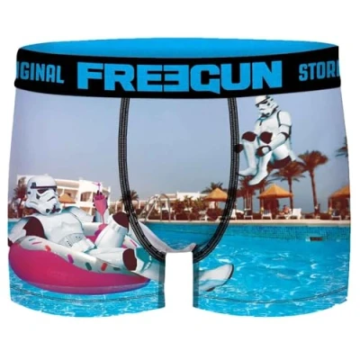 Afbeelding van FREEGUN Calecon boxershorts voor heren, microvezel, Stormtrooper, Jump Pool