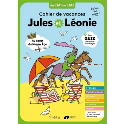 Image de Cahier de vacances Jules et Léonie du CM1 au CM2 Nouvelle édition