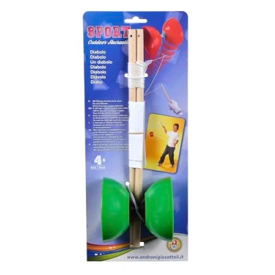 Afbeelding van Diabolo rubber kegel+houten stokken 7050