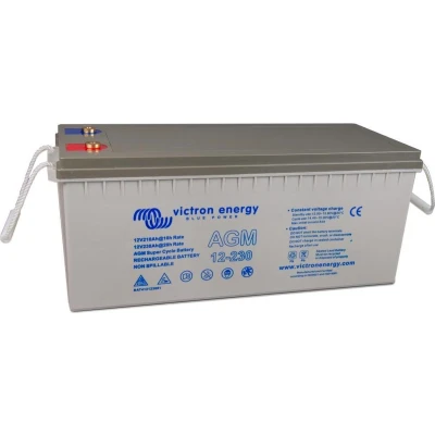 Afbeelding van Victron Energy AGM Super Cycle 12V 230 Ah Loodaccu 12 V Loodvlies (AGM) (b x h d) 532 226 207 mm M8 schroefaansluiting Onderhoudsvrij